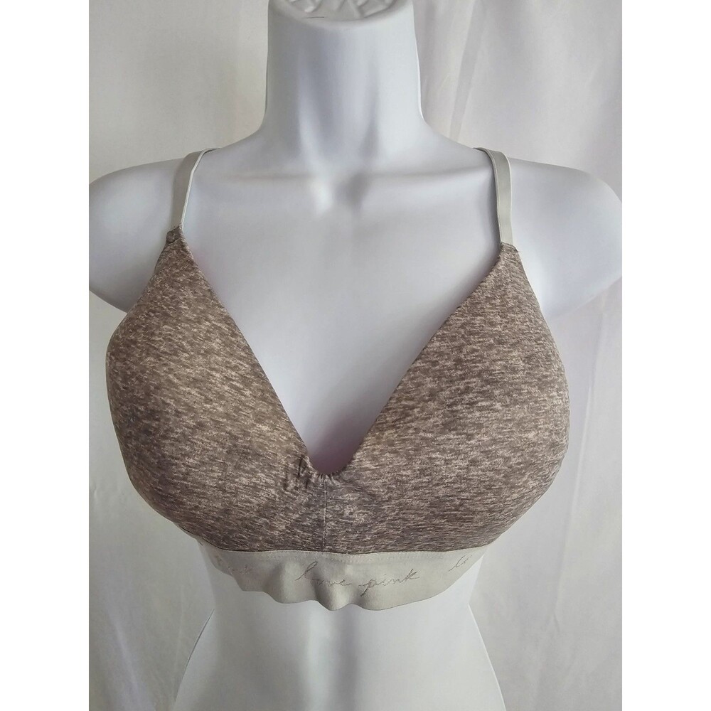 Victoria's Secret Bra Women's Gray Wear Everywhere Wireless Size 36C